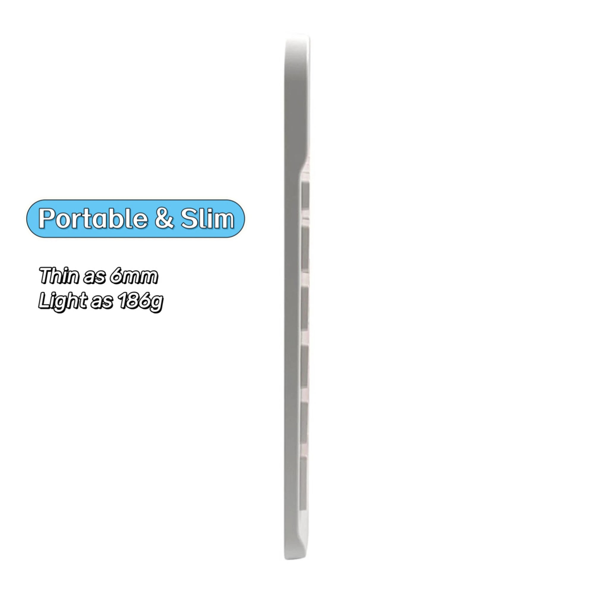 Korean language Ultra-Slim Bluetooth Keyboard Portable Mini Wireless Rechargeable for Apple iPad iPhone Korean